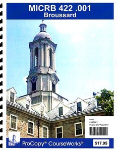 MICRB 422 Broussard packet 117 cover